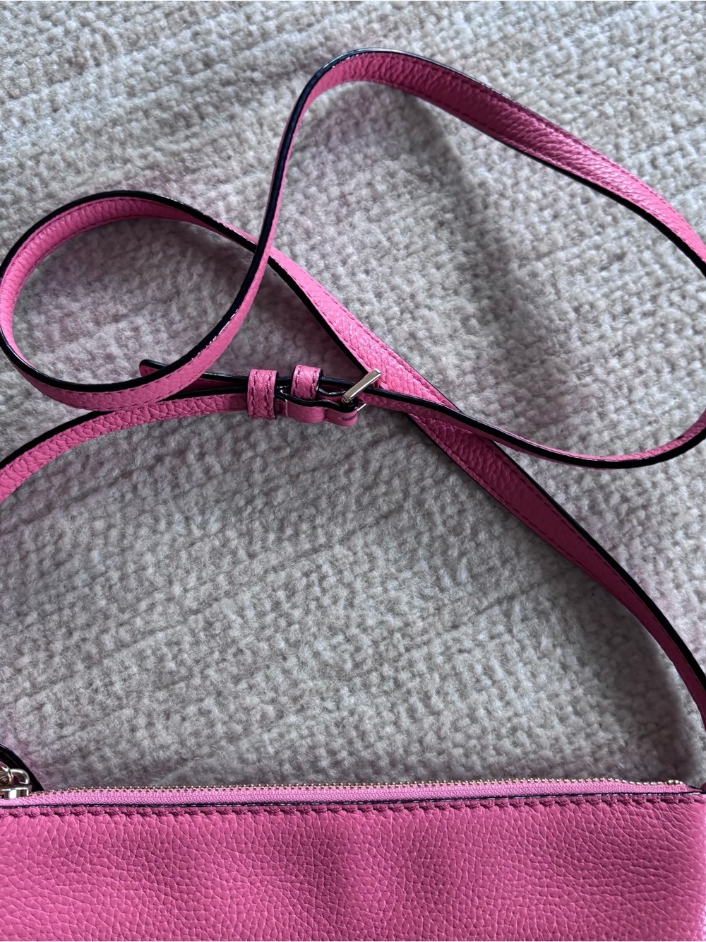 kate spade Pink Pebbled Leather Crossbody Bag - Picture 3 of 7